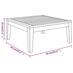 Set Divani Giardino 4 pz con Cuscini Grigio Scuro Legno Acacia cod mxl 38244