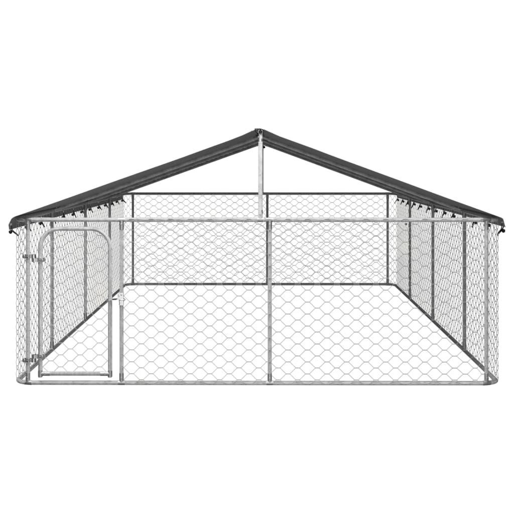 Gabbia per Cani da Esterno con Tetto 600x300x150 cm cod mxl 50524