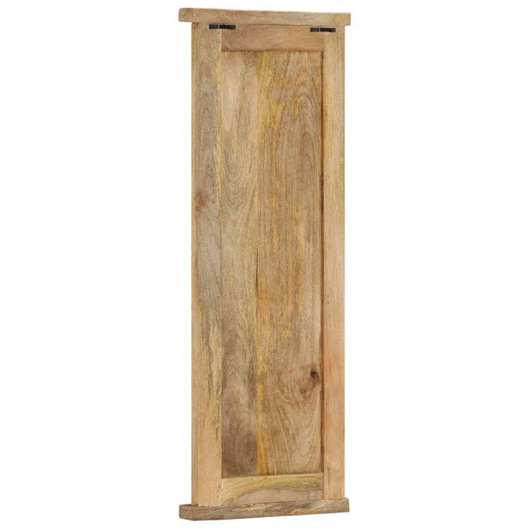 Appendiabiti 2 pz in Legno Massello di Mango 38x100 cm 337853