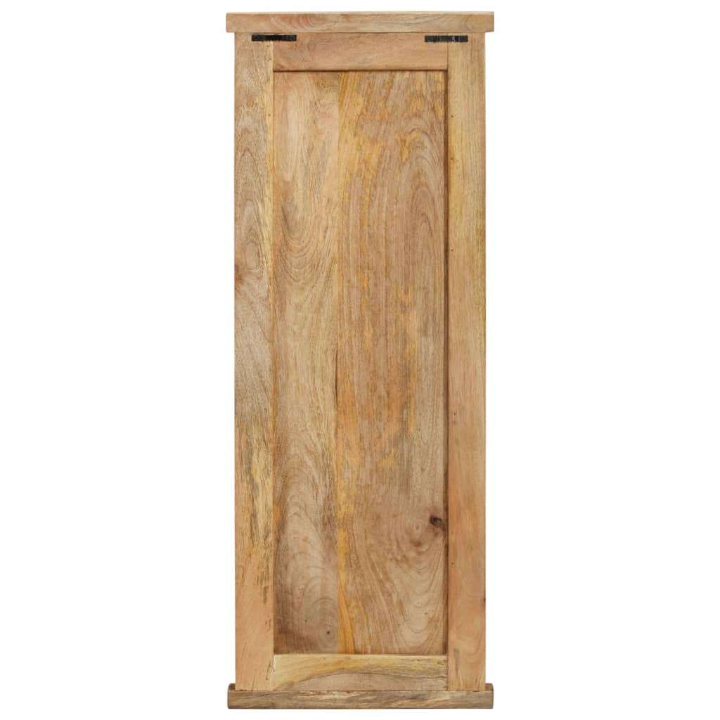 Appendiabiti 2 pz in Legno Massello di Mango 38x100 cm 337853