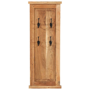 Appendiabiti 2 pz in Legno Massello di Acacia 38x100 cm 337854