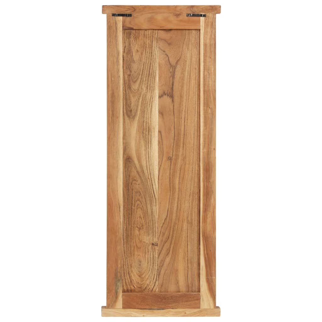 Appendiabiti 2 pz in Legno Massello di Acacia 38x100 cm 337854