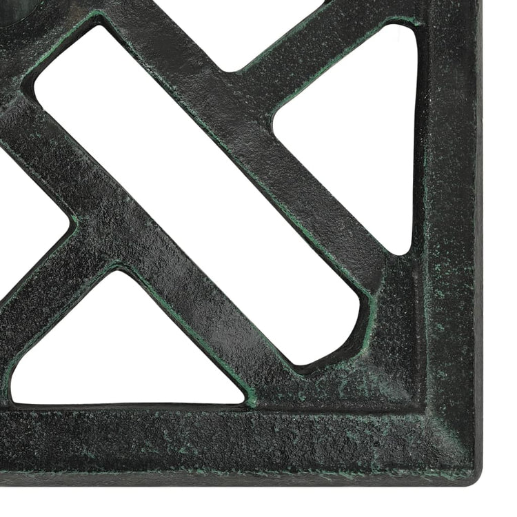 Base per Ombrellone Verde 44x44x31 cm in Ghisa cod mxl 37084