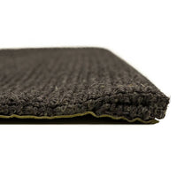 Tappeto in Sisal Naturale 66x350 cm Nero 136321