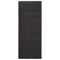 Tappeto in Sisal Naturale 80x200 cm Nero 136324