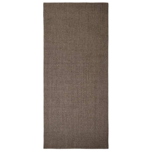 Tappeto in Sisal Naturale 66 x 150 cm Marrone 136335