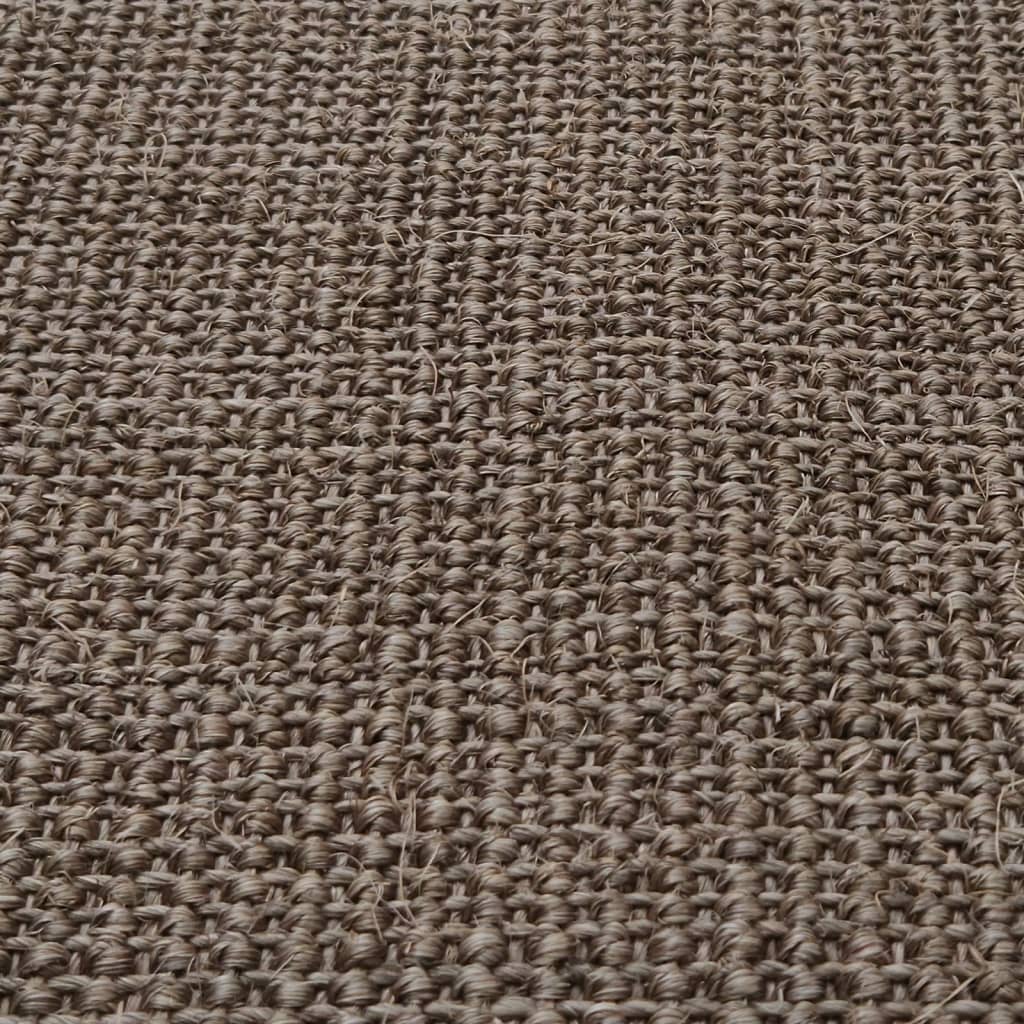 Tappeto in Sisal Naturale 66 x 150 cm Marrone 136335