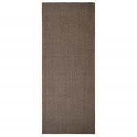 Tappeto in Sisal Naturale 80x200 cm Marrone 136342