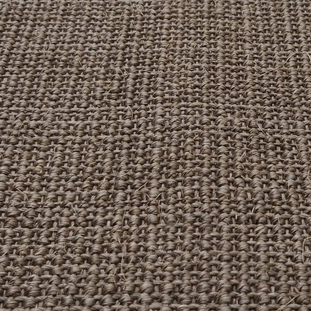 Tappeto in Sisal Naturale 80x200 cm Marrone cod mxl 67093