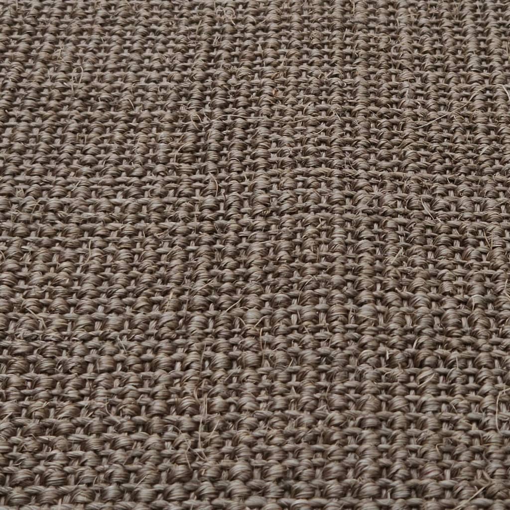 Tappeto in Sisal Naturale 80x300 cm Marrone cod mxl 60605