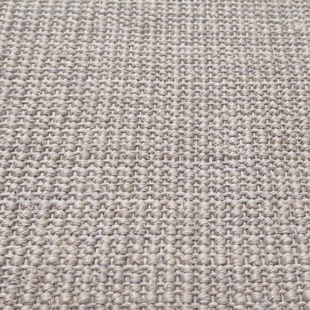 Tappeto in Sisal Naturale 66x300 cm Sabbia 136356