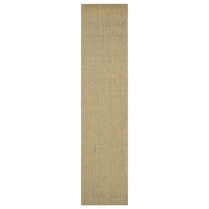 Tappeto in Sisal Naturale 80x350 cm Tortora 136381