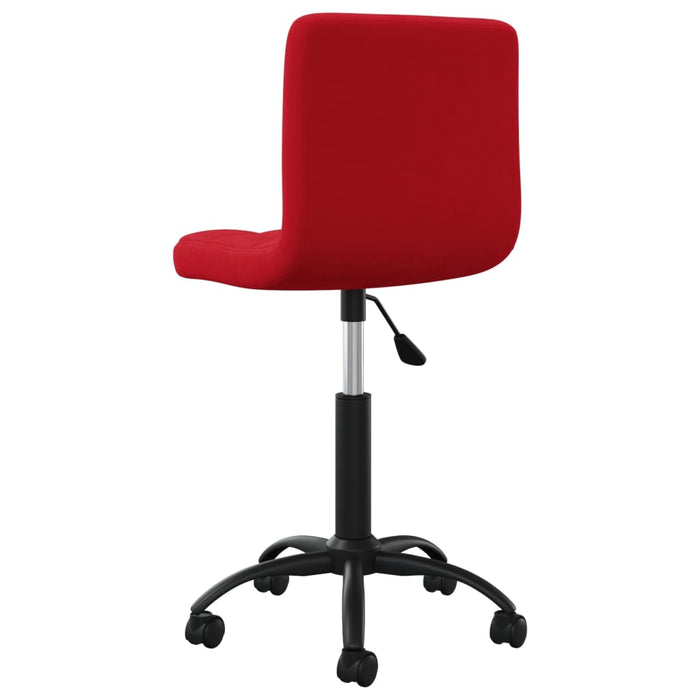 Sedia da Pranzo Girevole Rosso Vino in Velluto cod mxl 15753