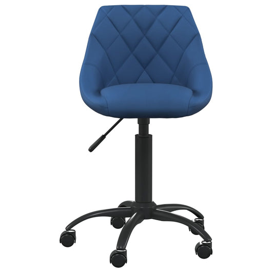 Sedia da Ufficio Blu in Velluto 3088850