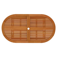 Set da Pranzo per Giardino 7 pz in Legno Massello di Eucalipto 3087339