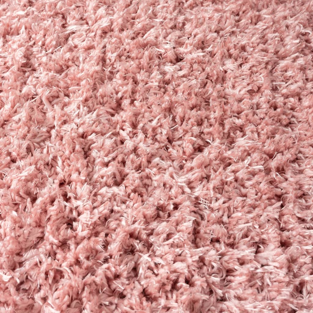 Tappeto Shaggy a Pelo Lungo Rosa 160x230 cm 50 mm cod mxl 65692