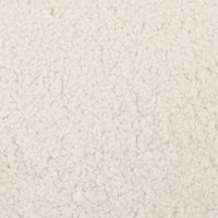 Sgabello Rotondo con Contenitore Bianco in Pile 340296