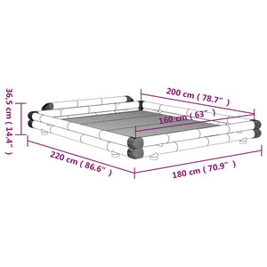 Giroletto in Bambù 160x200 cm cod mxl 59937