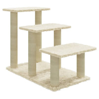 Albero per Gatti con Tiragraffi in Sisal Crema 50,5 cm