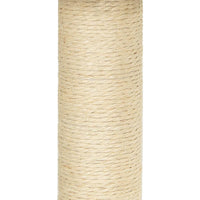 Albero per Gatti con Tiragraffi in Sisal Crema 50,5 cm