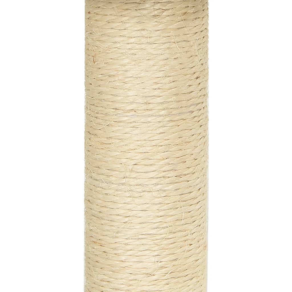 Albero per Gatti con Tiragraffi in Sisal Grigio Chiaro 50,5 cm cod mxl 15263