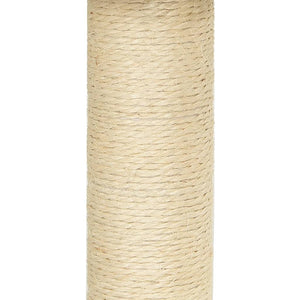 Albero per Gatti con Tiragraffi in Sisal Grigio Chiaro 50,5 cm cod mxl 15263