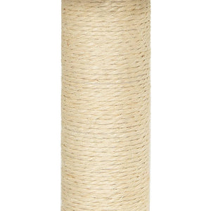 Albero per Gatti con Tiragraffi in Sisal Crema 155 cm cod mxl 5756