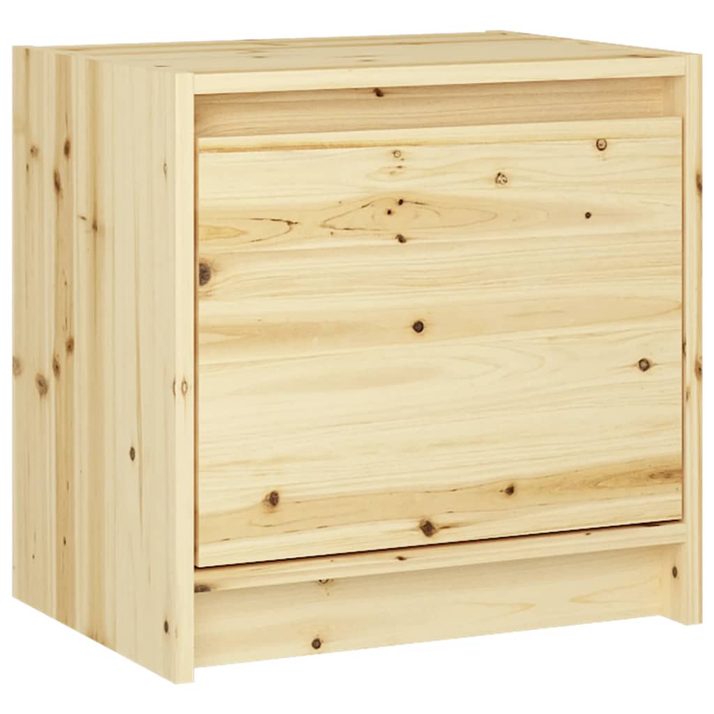 Comodini 2 pz 40x30,5x40 cm in Legno Massello di Abete 809356