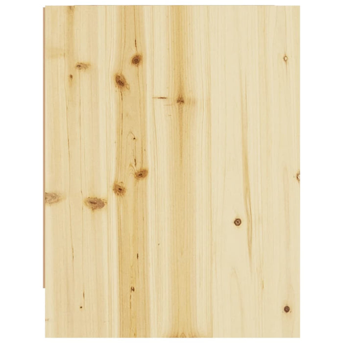 Comodini 2 pz 40x30,5x40 cm in Legno Massello di Abete 809356