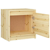 Comodini 2 pz 40x30,5x40 cm in Legno Massello di Abete 809356