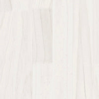 Tavolino da Salotto Bianco 110x50x33,5cm Legno Massello di Pino cod mxl 29791