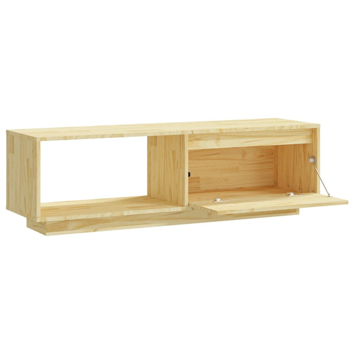 Mobile Porta TV 110x30x33,5 cm in Legno Massello di Pino cod mxl 16479