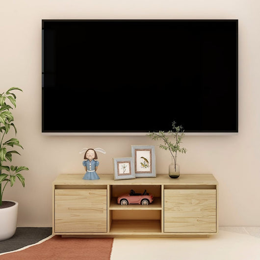 Mobile Porta TV 110x30x40 cm in Legno Massello di Pino cod mxl 18345