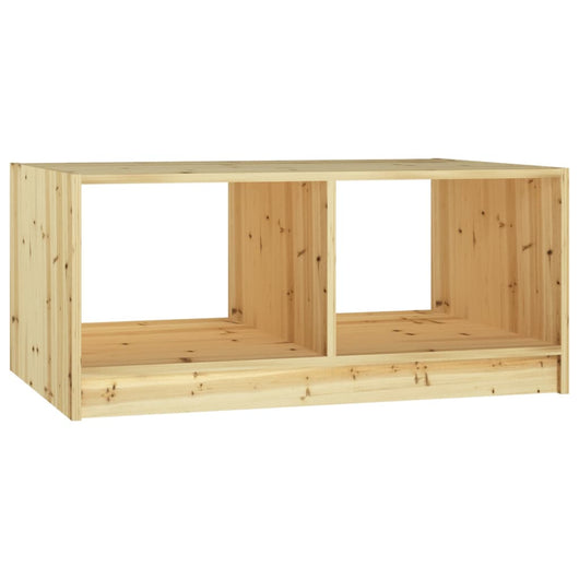 Tavolino da Salotto 75x50x33,5 cm Legno Massello di Abete cod mxl 7858