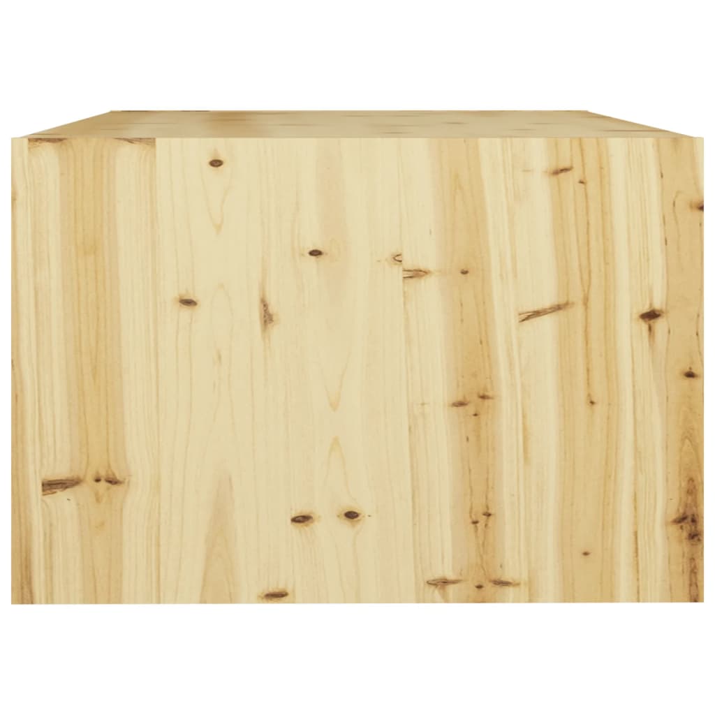 Tavolino da Salotto 75x50x33,5 cm Legno Massello di Abete cod mxl 7858