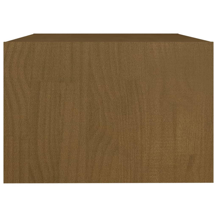 Tavolino da Salotto Miele 75x50x33,5 cm Legno Massello di Pino cod mxl 19251