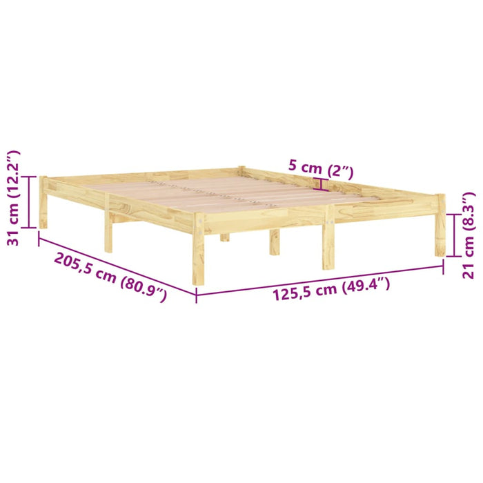 Giroletto in Legno Massello di Pino 120x200 cm cod mxl 64624