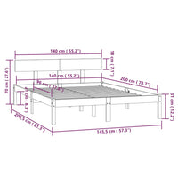 Giroletto in Legno Massello di Pino 140x200 cm cod mxl 60973