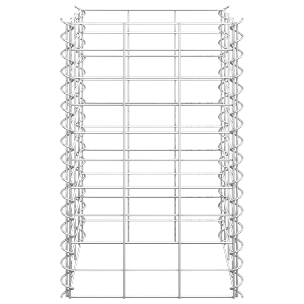 Fioriere Rialzate a Gabbione 3 pz 30x30x50 cm in Ferro cod mxl 67376