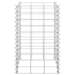 Fioriere Rialzate a Gabbione 3 pz 30x30x50 cm in Ferro cod mxl 67376