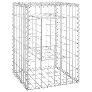 Cesti a Gabbione a Torre 2 pz 40x40x60 cm in Ferro 151259