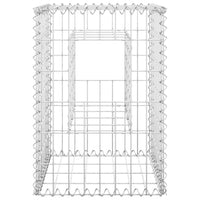 Cesti a Gabbione a Torre 2 pz 40x40x60 cm in Ferro 151259