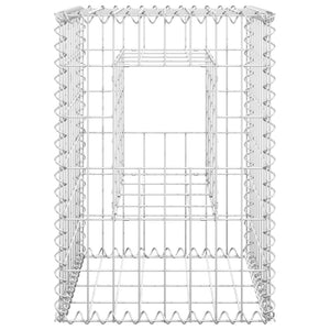 Cesti a Gabbione a Torre 2 pz 40x40x60 cm in Ferro 151259