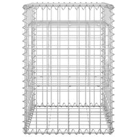 Cesti a Gabbione a Torre 2 pz 40x40x60 cm in Ferro 151259