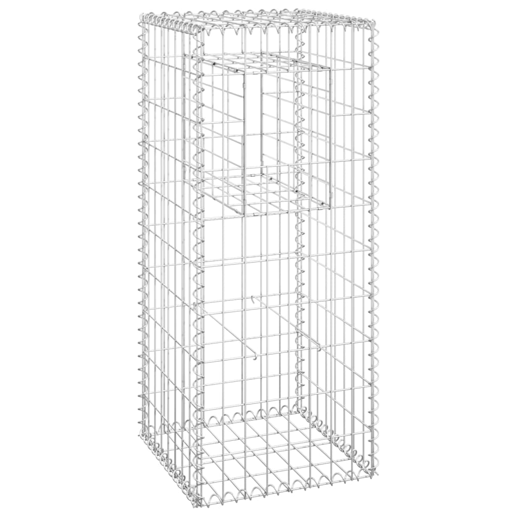 Cesti a Gabbione a Torre 2 pz 40x40x100 cm in Ferro cod mxl 64807