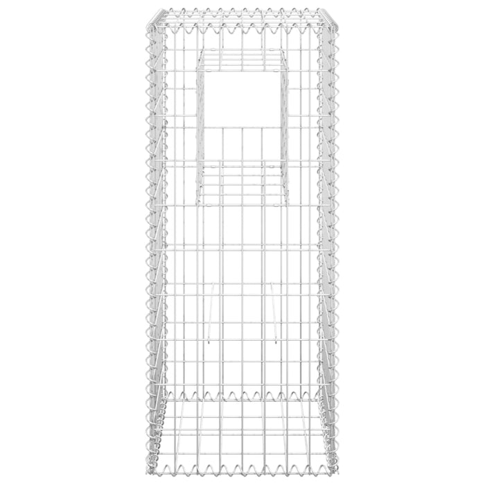 Cesti a Gabbione a Torre 2 pz 40x40x100 cm in Ferro cod mxl 64807