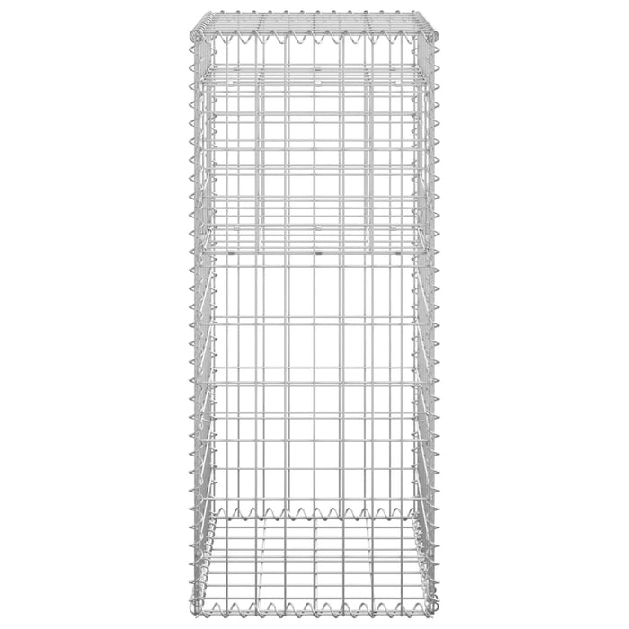 Cesti a Gabbione a Torre 2 pz 40x40x100 cm in Ferro cod mxl 64807