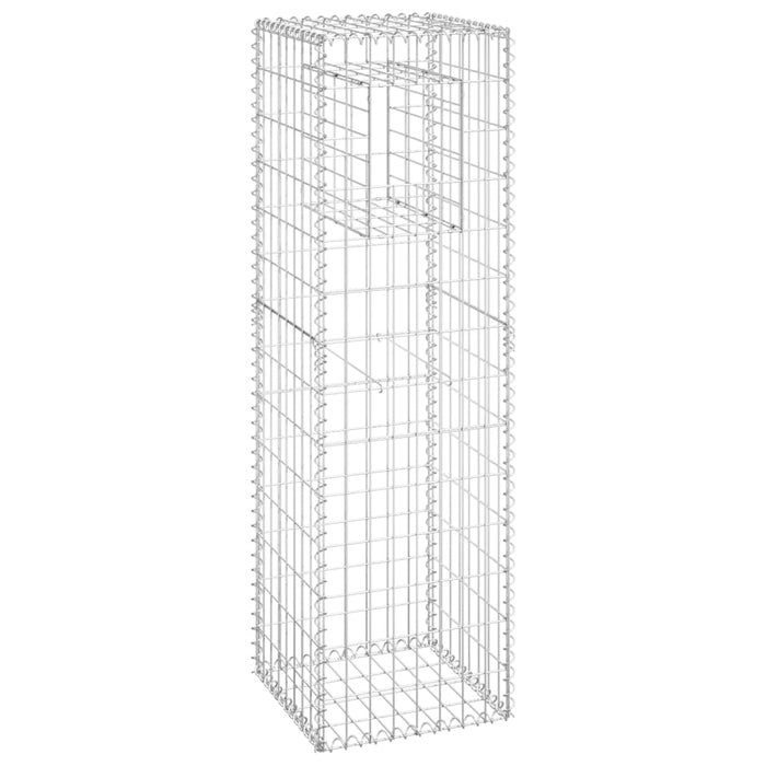 Cesti a Gabbione a Torre 2 pz 40x40x140 cm in Ferro cod mxl 59229