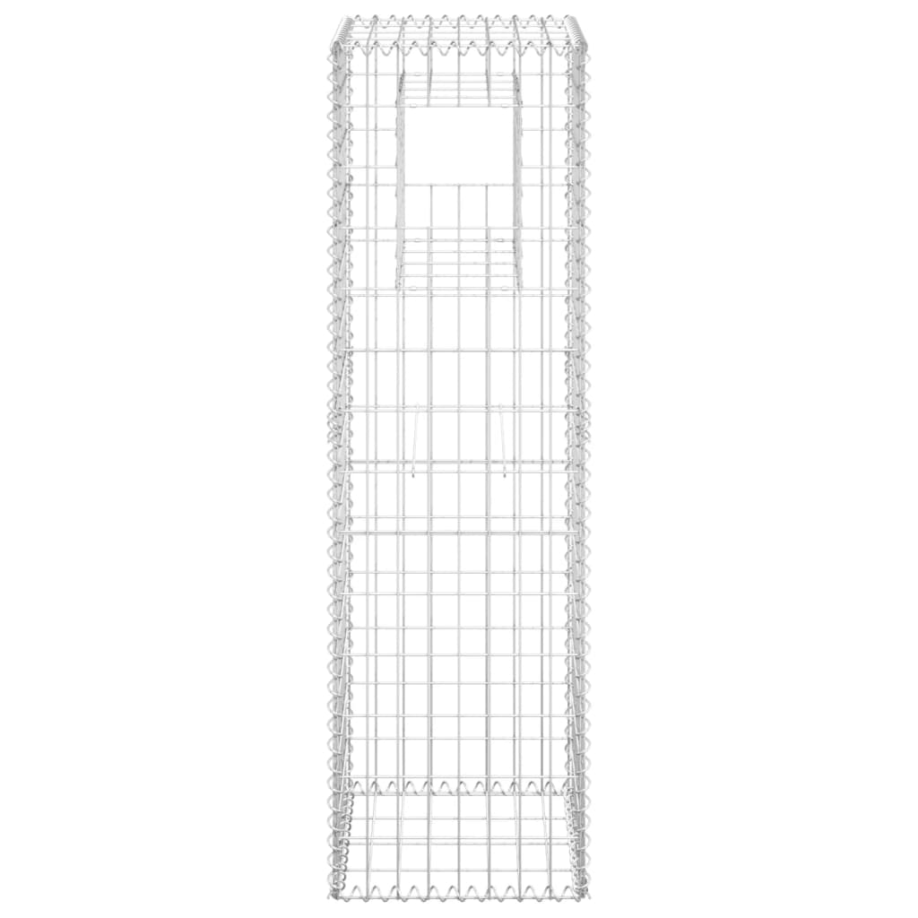 Cesti a Gabbione a Torre 2 pz 40x40x140 cm in Ferro cod mxl 59229