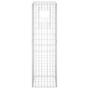 Cesti a Gabbione a Torre 2 pz 40x40x140 cm in Ferro cod mxl 59229